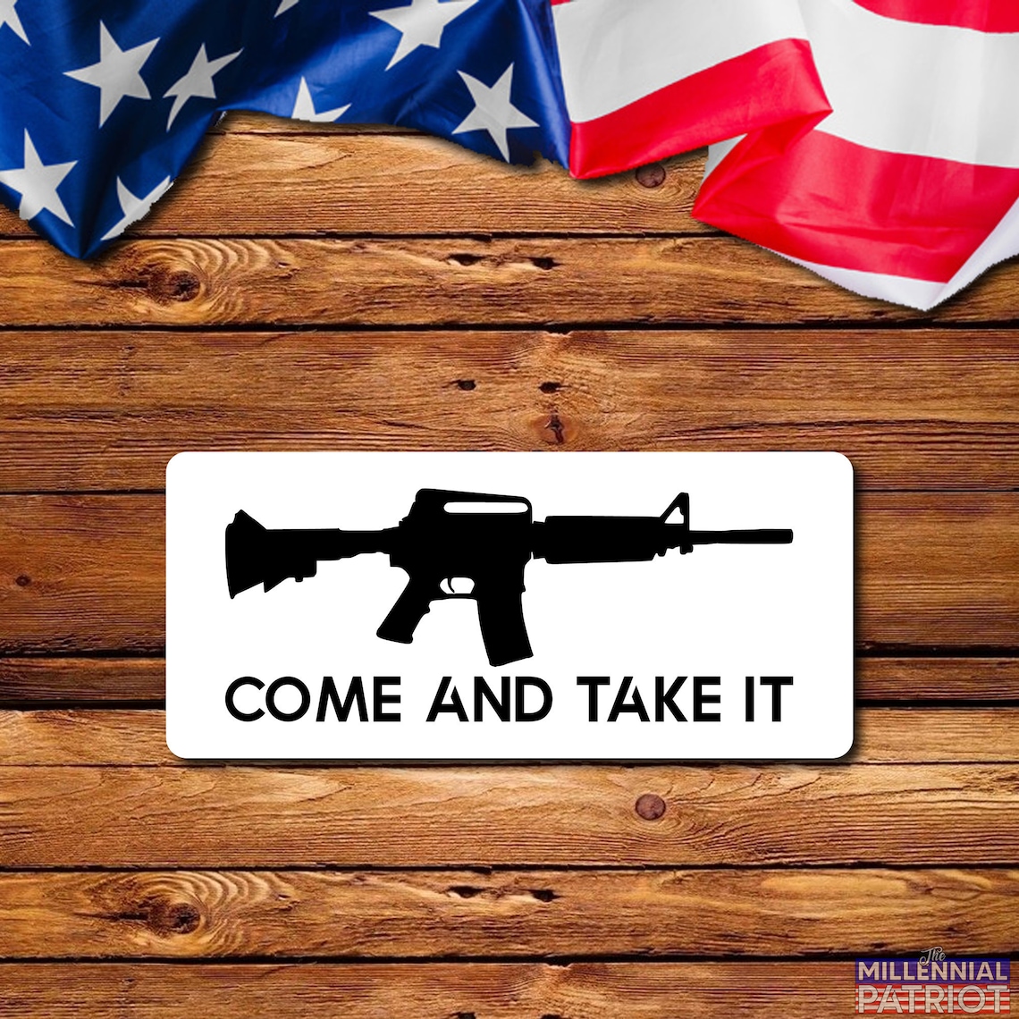 Come and Take it Vinyl Decal Small Bumper Sticker Window Etsy