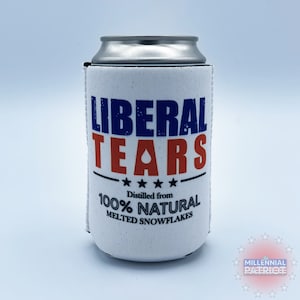 Liberal Tears Can Cooler, FJB Can Cooler, FJBLGB Can Cooler, Liberal Tears Beverage Cooler, Liberal Tears Can Cozie