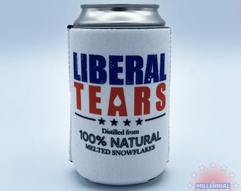 Liberal Tears Can Cooler, FJB Can Cooler, FJBLGB Can Cooler, Liberal Tears Beverage Cooler, Liberal Tears Can Cozie