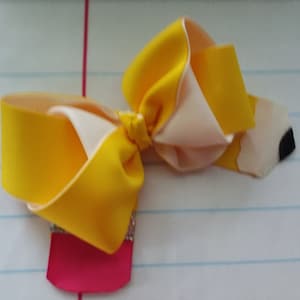 Pencil Hair Bow