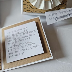 Kommunion Geschenk, Konfirmation Geschenk, Firmung Geschenk, Geldgeschenk, Explosionsbox Bild 4