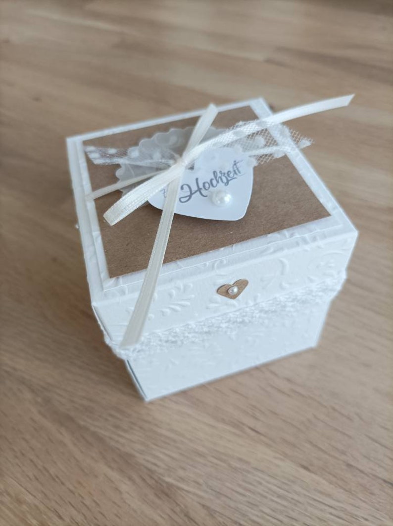 Geldgeschenk Hochzeit,Explosionsbox,Hochzeitsgeschenk,Geschenk Hochzeit,Geld Hochzeit,Geldgeschenk,Brautpaar,Geschenk personalisiert Bild 5