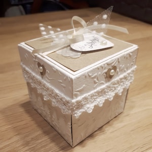 Geldgeschenk Hochzeit,Explosionsbox,Hochzeitsgeschenk,Geschenk Hochzeit,Geld Hochzeit,Geldgeschenk,Brautpaar,Geschenk personalisiert Bild 1