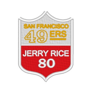 Embroidered Patch/Badge. SAN FRANCISCO 49ERS American Football,  All players and numbers available or Personalise.