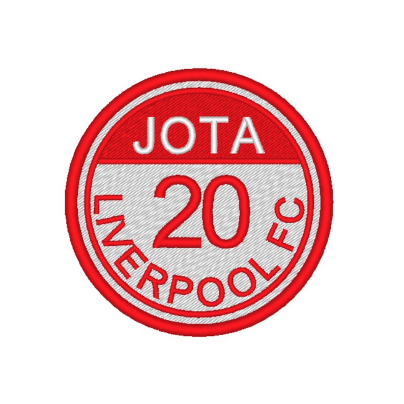 Embroidered Patch/Badge. Liverpool FC. Football player and number. SALAH JOTA