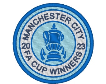 FA CUP WINNERS 2023. Embroidery Patch/Badge