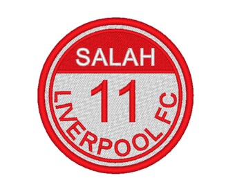 Embroidered Patch/Badge. Liverpool FC. Football player and number. SALAH