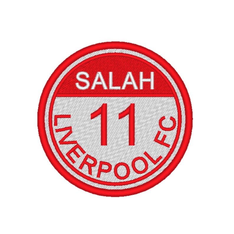 Embroidered Patch/Badge. Liverpool FC. Football player and number. SALAH SALAH