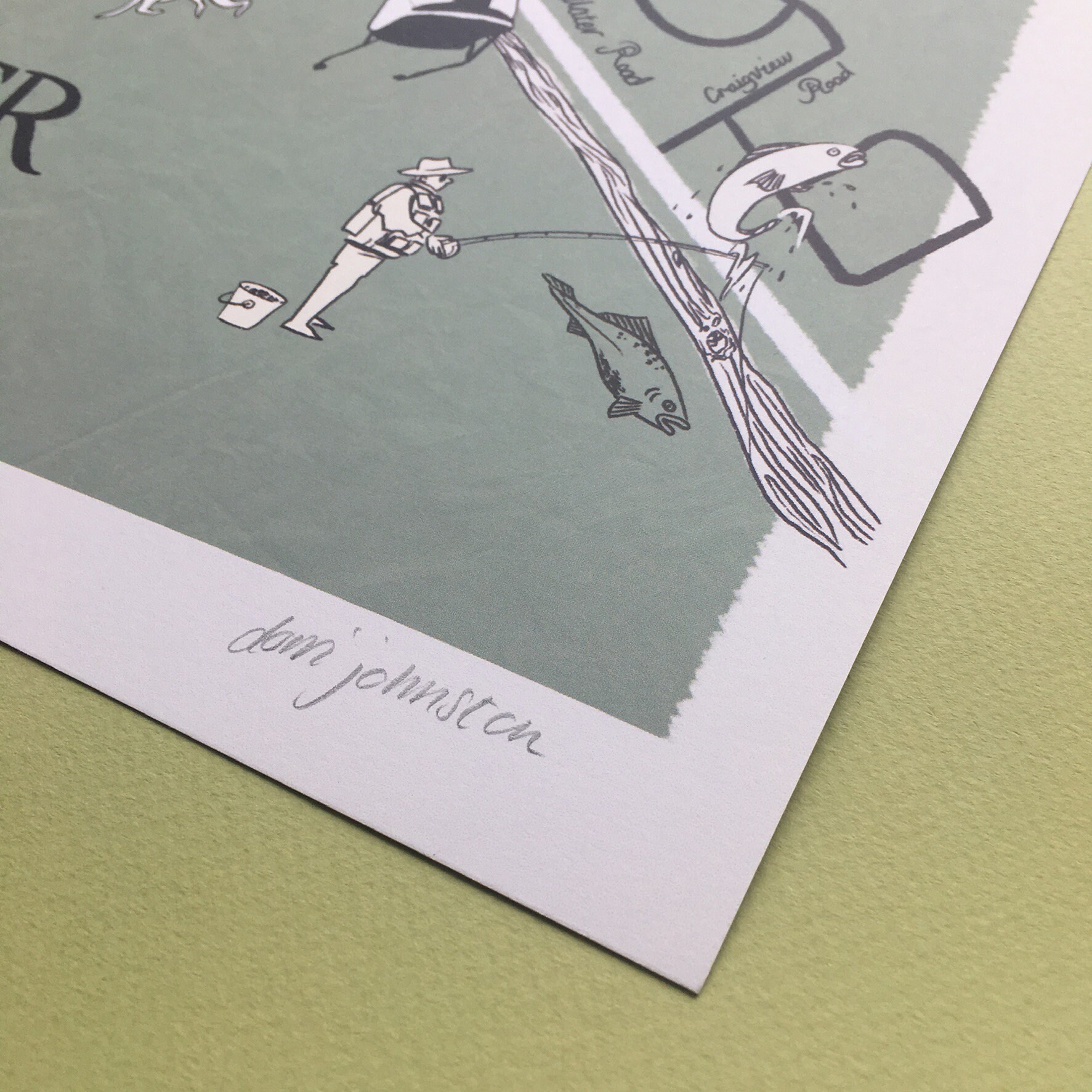 Ballater Illustration Map Print - Etsy