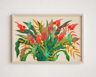 Tropic Bloom -  Botanical Art