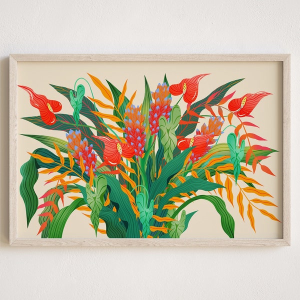 Tropic Bloom -  Botanical Art