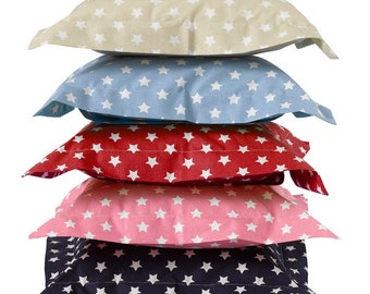 Cuddly pillow stars in 5 colors