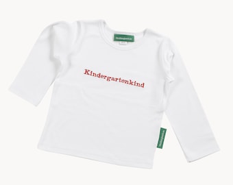 Kindergartenkind" T-Shirt - Stickfarbe wählbar