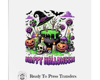 Happy Halloween- DTF Transfer Print Ready To Press