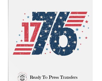 1776-FOJ DTF Transfer Print Ready To Press