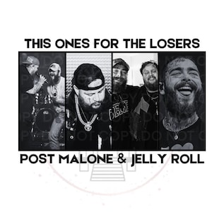 This Ones For The Losers- Post & Jelly- DTF Transfer Print- Ready To Press