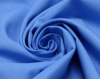 Jersey plain denim blue smooth