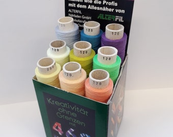 Alterfil 9er Box Sommerfarben, Allesnäher, je 200m