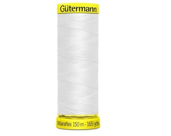 Gütermann Maraflex 120 Nähgarn Nr. 800 für elastische Nähte - 150m