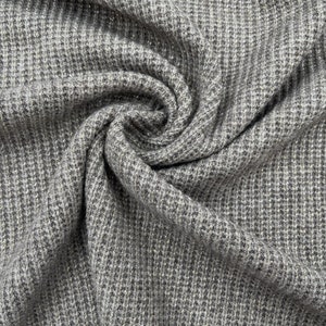 Glitzer Strick grau *ab 10cm*