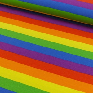 Jersey Regenbogen schmal *ab 10 cm*