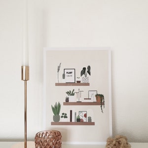 A4 ArtPrint Plant shelfie image 5