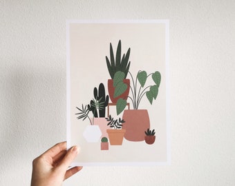 A4 ArtPrint ~ Plant corner