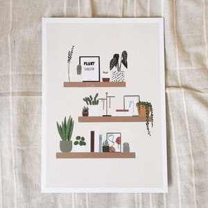 A4 ArtPrint Plant shelfie image 4