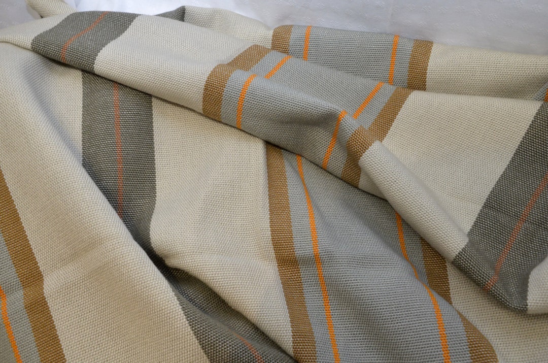 158 X 128 Cm Dralon Decorative Fabric Wide Stripes Etsy