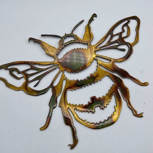 Honey Bee Metal Wall Art Accent