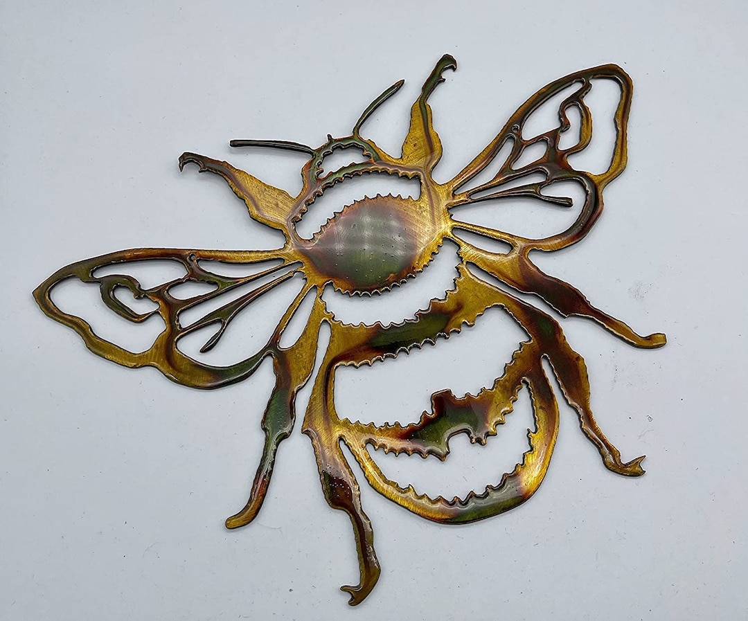 Honey Bee Metal Wall Art Accent Etsy