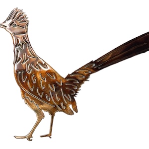 Arizona Roadrunner Metal Wall Art Decor - Handcrafted in Payson, AZ