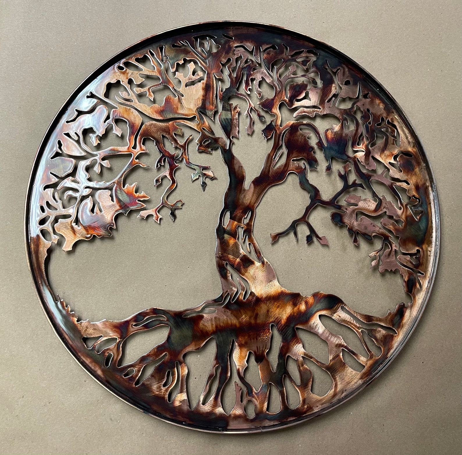 Tree of Life Metal Wall Art Available in 2 Sizes 24" and 34" - Etsy