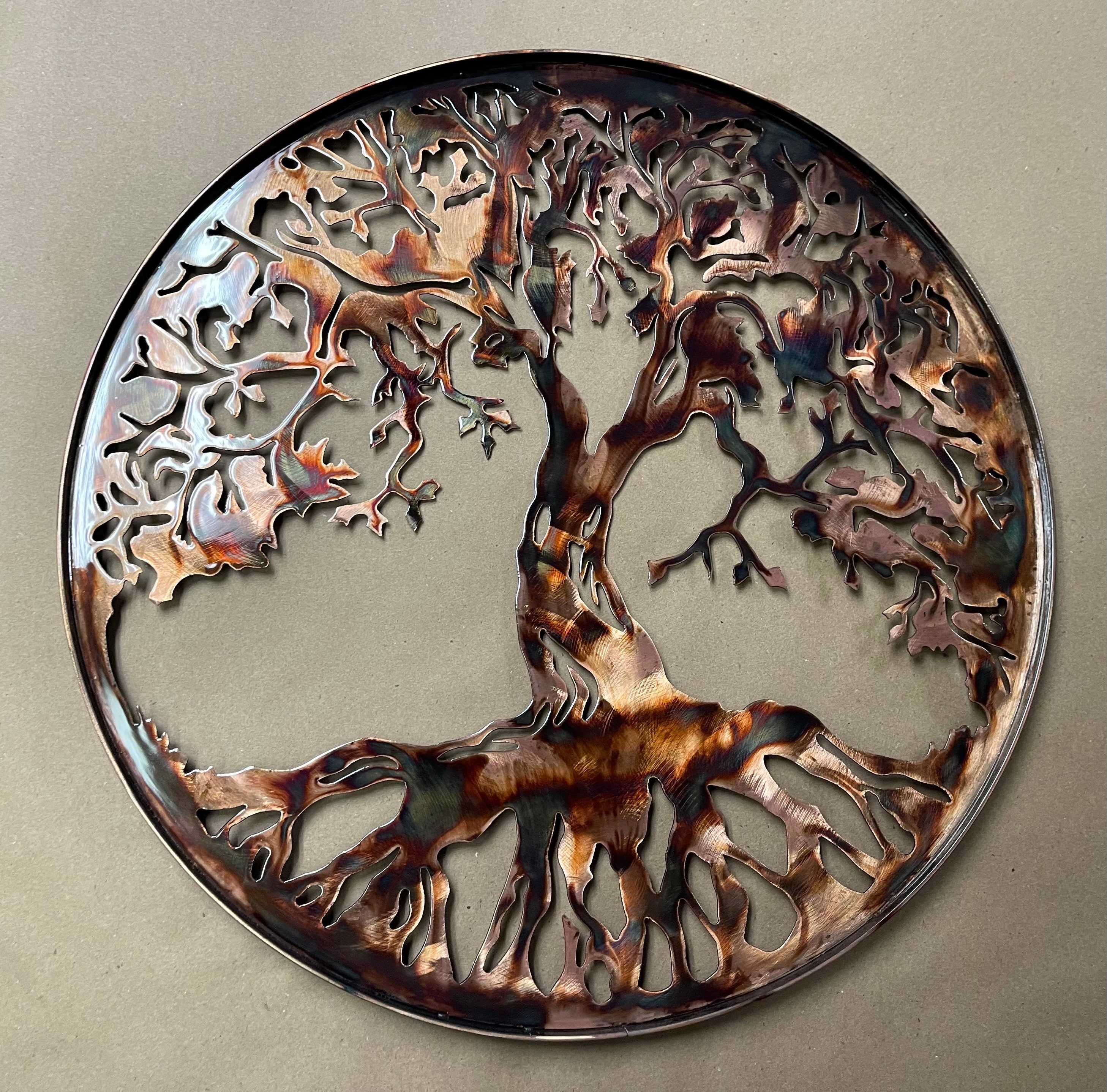 Tree of Life Metal Wall Art Available in 2 Sizes 24" and 34" - Etsy