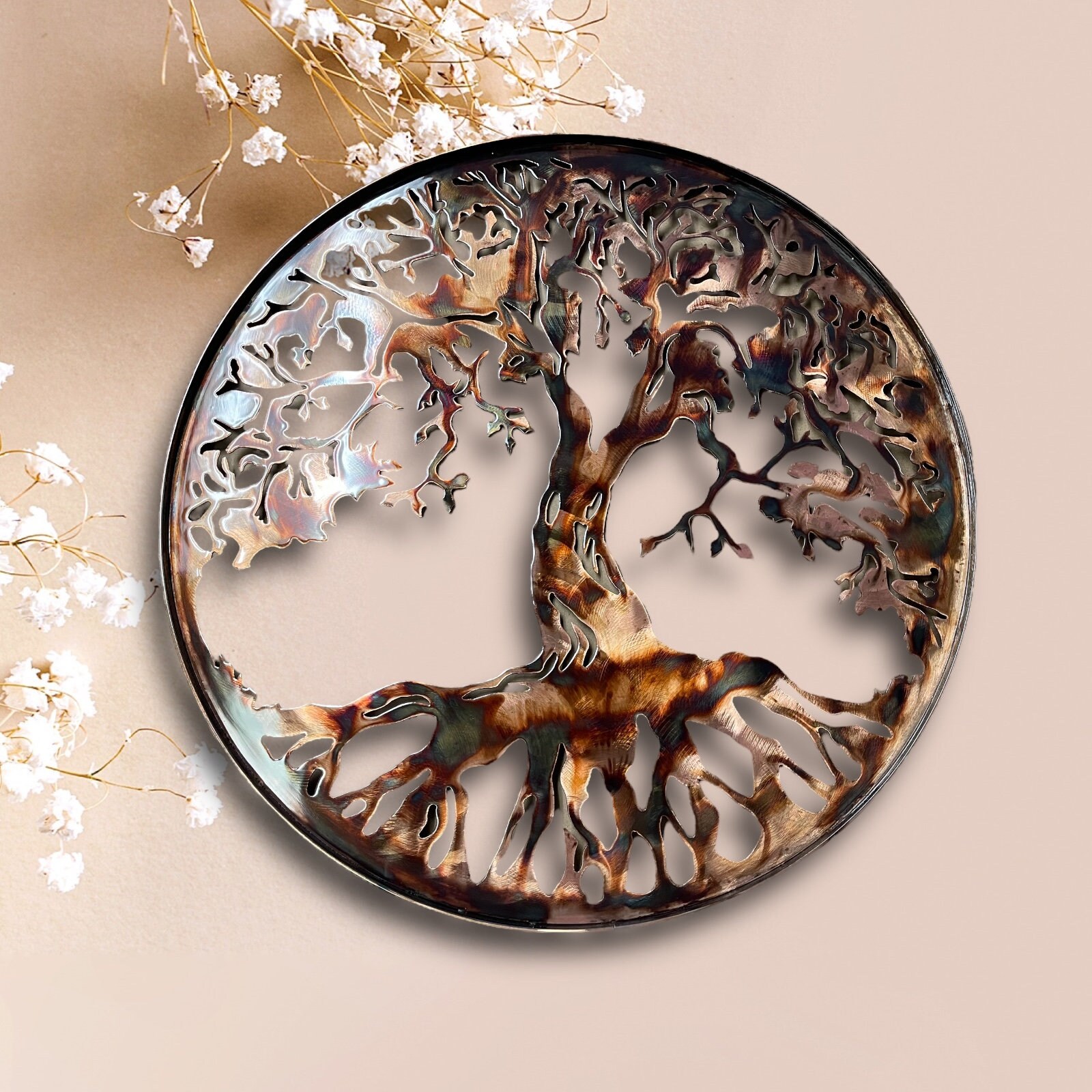 Tree of Life Metal Wall Art Available in 2 Sizes 24" and 34" - Etsy