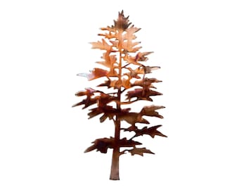 Majestic Pine Tree Metal Wall Decor