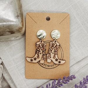 Western/Cowgirl Boot/Rodeo Earrings