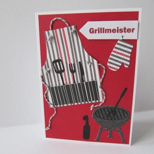 Geschenk-Karte,für den Grillmeister oder zum Geburtstag