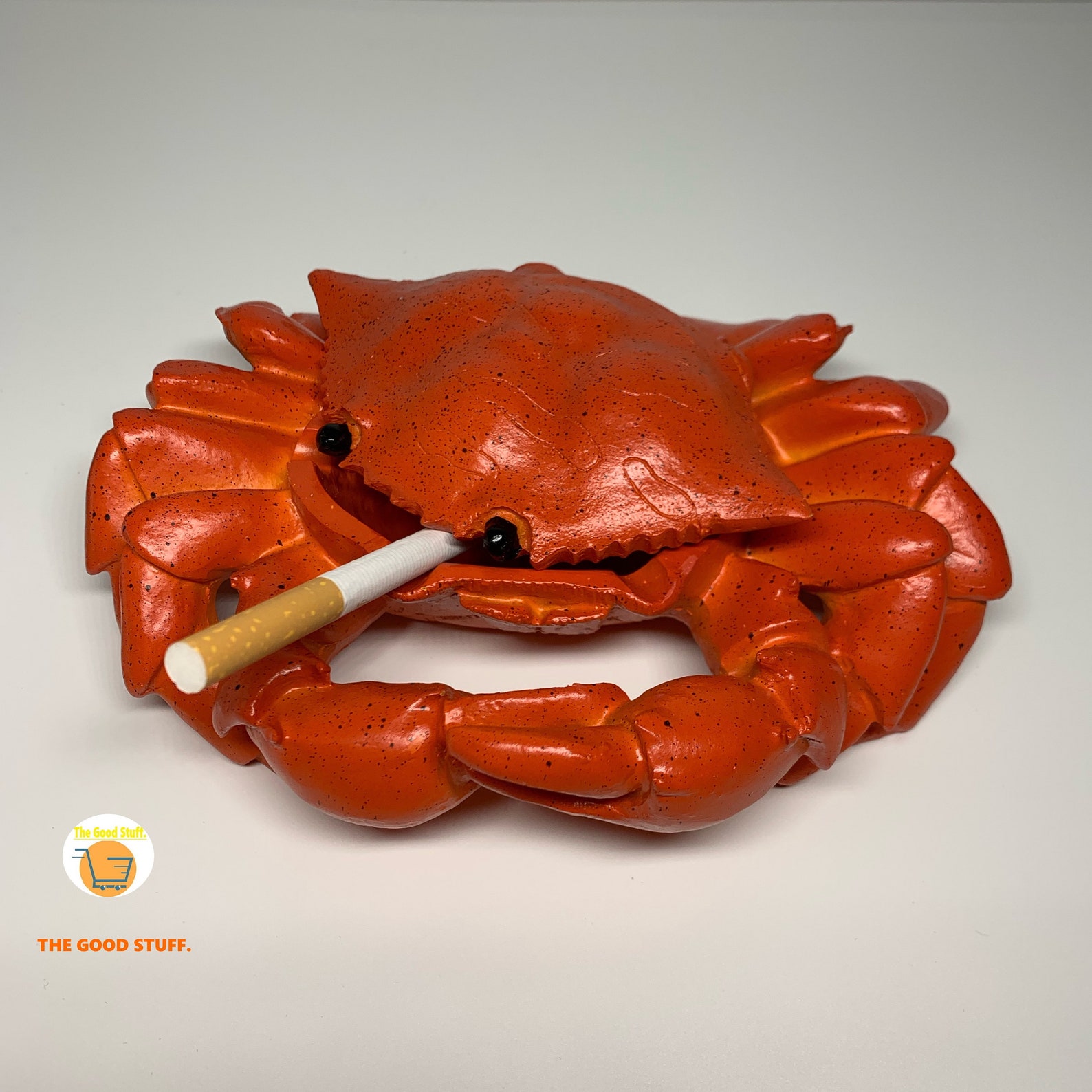 Decorative Crab Ashtray Twopiece Crab Ashtray Crab Cigarette Etsy