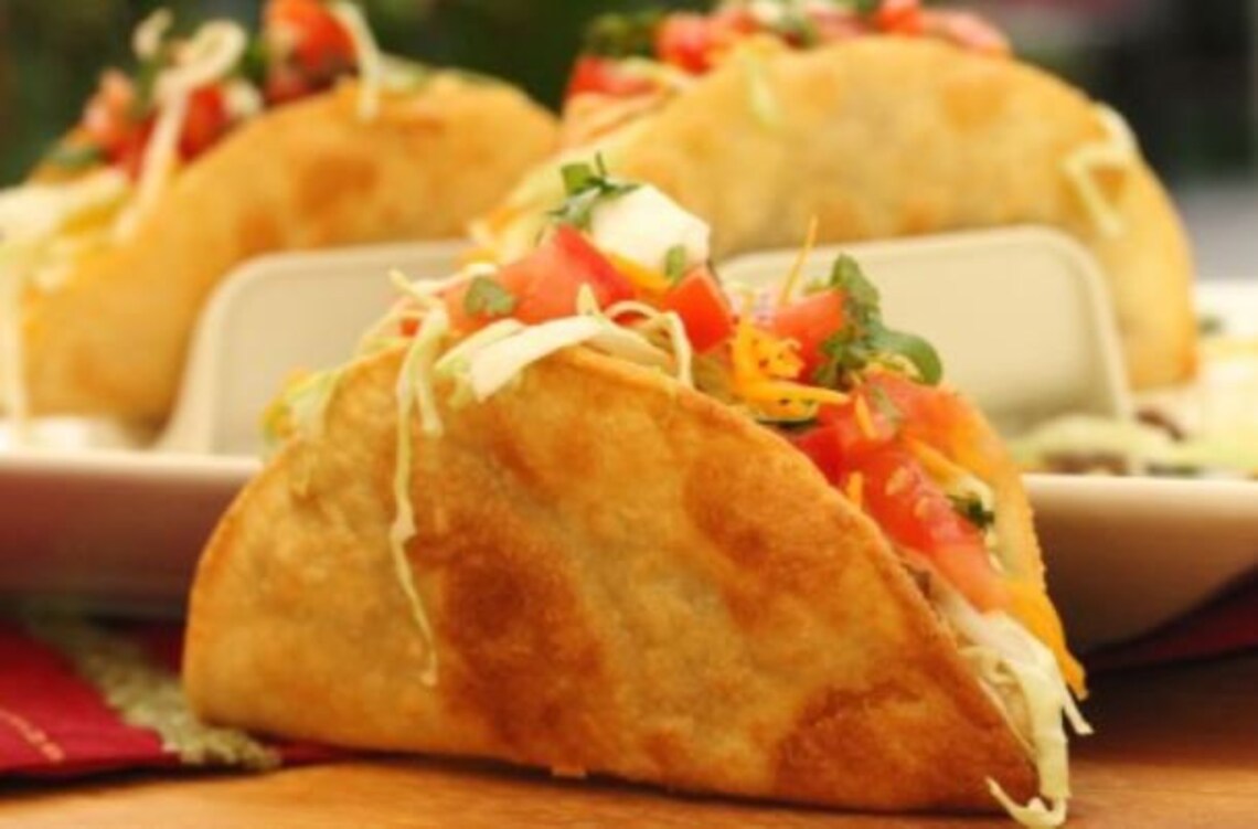 Taco Shell Maker Hand Made Food Lover Crunchy Taco Etsy