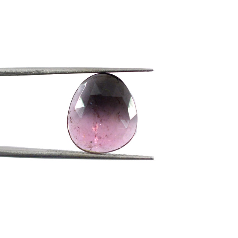 4.35 cts. 12.5x14.5 mm Bi color Tourmaline Cabochon Gemstone for Jewelry 7532 Tourmaline Gemstone Faceted