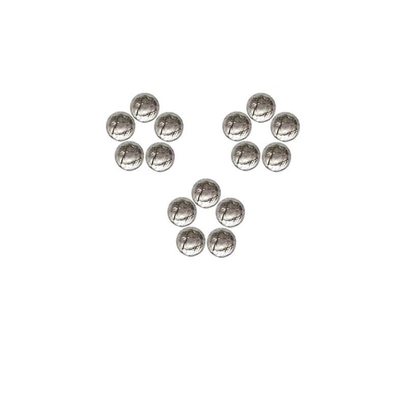 Natural Black Rutile Cabochon Round Faceted 5x5 mm Black Color Natural Loose Gemstones multi-quantity 2 pcs 5 pcs 10 pcs 15 pcs 20 pcs