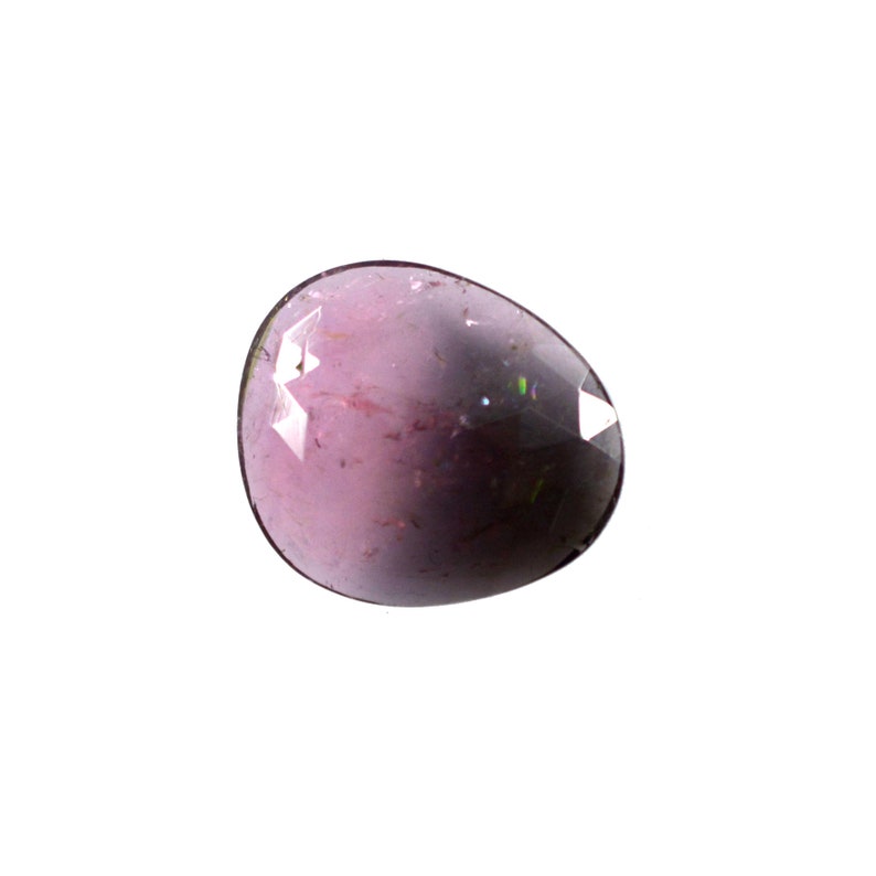 4.35 cts. 12.5x14.5 mm Bi color Tourmaline Cabochon Gemstone for Jewelry 7532 Tourmaline Gemstone Faceted