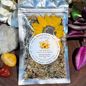 Lammas Simmer Pot Blend, Harvest Gratitude, Abundance Ritual, Herbal Cleansing, Pagan Home Blessing