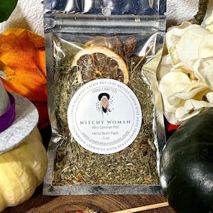 Witchy Woman Simmer Pot Blend, Psychic Awakening, Divination Herbs, Frankincense, Mugwort, Protection Ritual