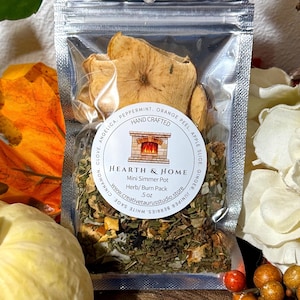 Hearth & Home Simmer Pot Blend, House Blessing, Abundance and Protection, Cinnamon Citrus Herbal Ritual