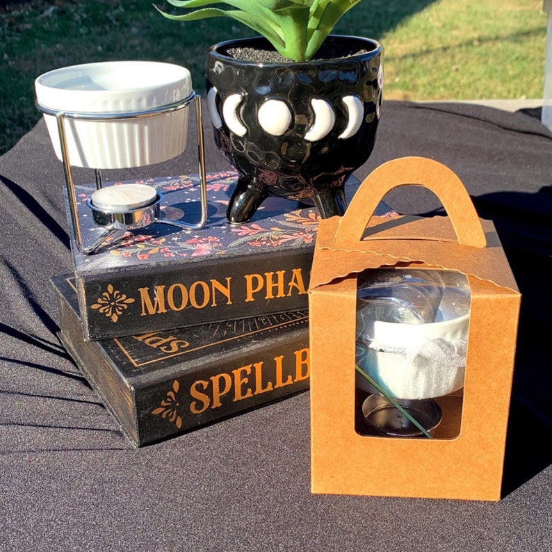 Mini Ceramic Simmer Pot With Metal Stand and Tea Lights Etsy