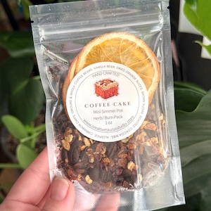 Coffee Cake Simmer Pot Blend for Abundance | Cozy Coffee Shop Stovetop Prosperity Ritual