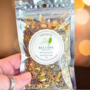 Beltane Simmer Pot Blend | May Day Love & Fertility Ritual Herbs | Pagan Sabbat Home Fragrance