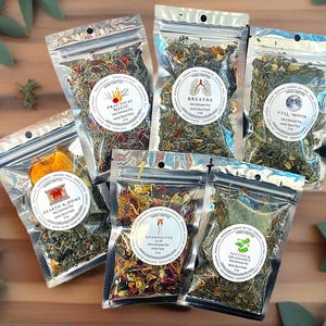 Mini Simmer Pot Herb Packs; Burn Packs 1/2 Ounce Bags